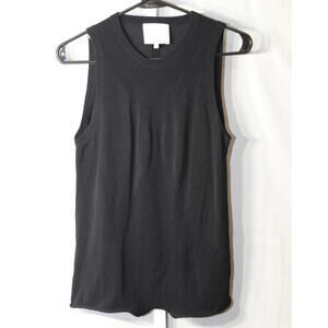 Phillip Lim knit Black Sleeveless Sweater sz. L
